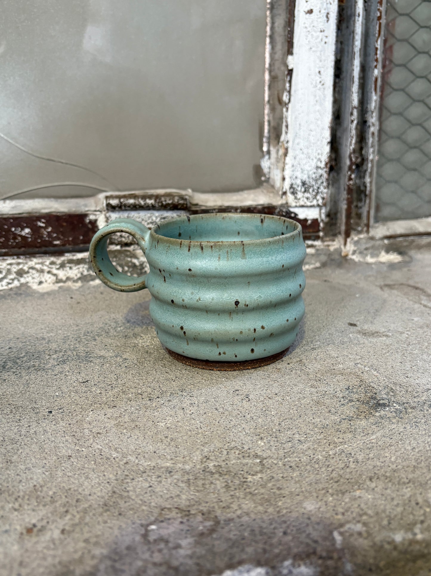 Groovy Ceramic Coffee Mug (12 oz.) | Clay by Tay