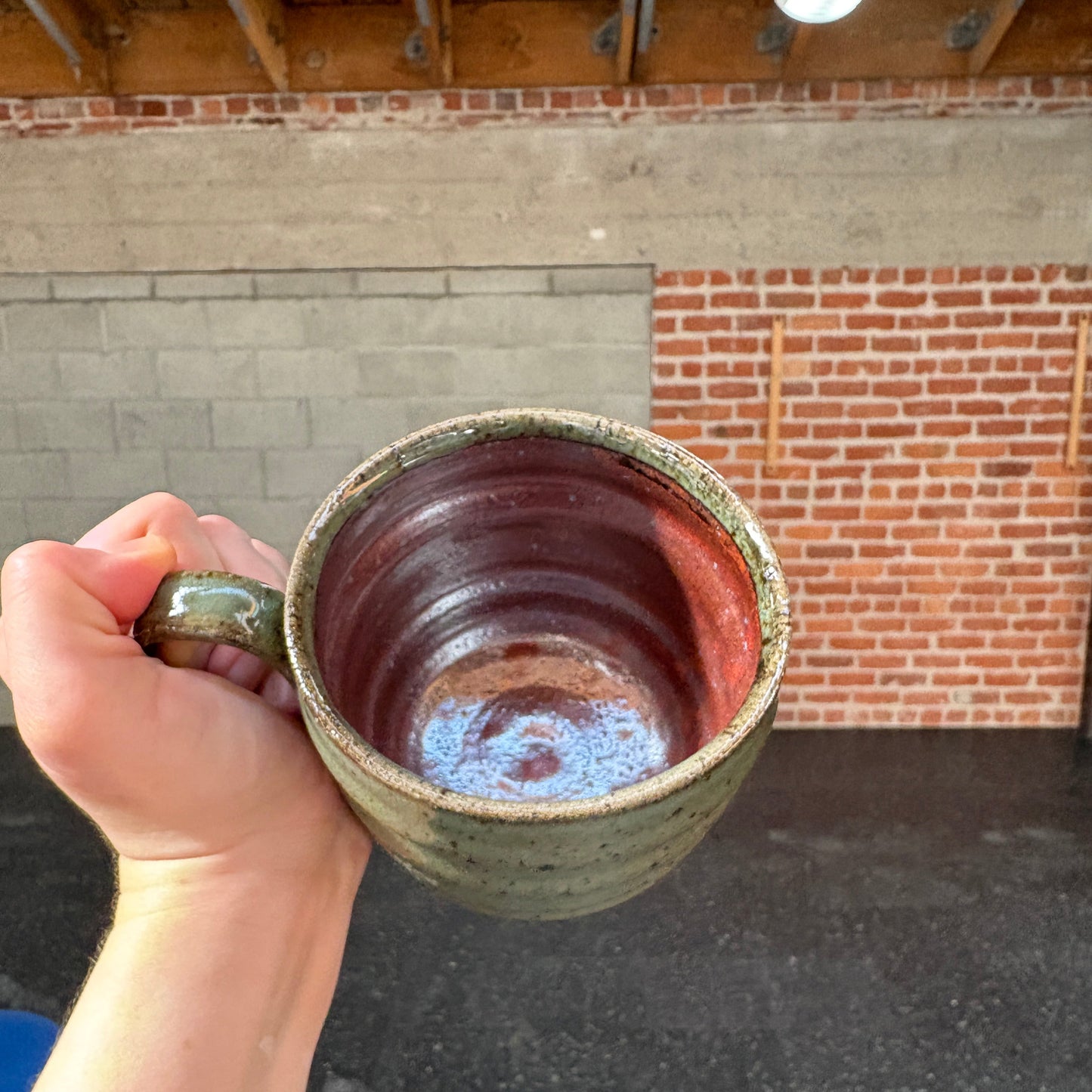 Groovy Multicolor Coffee Mug (14 oz.) | Clay by Tay