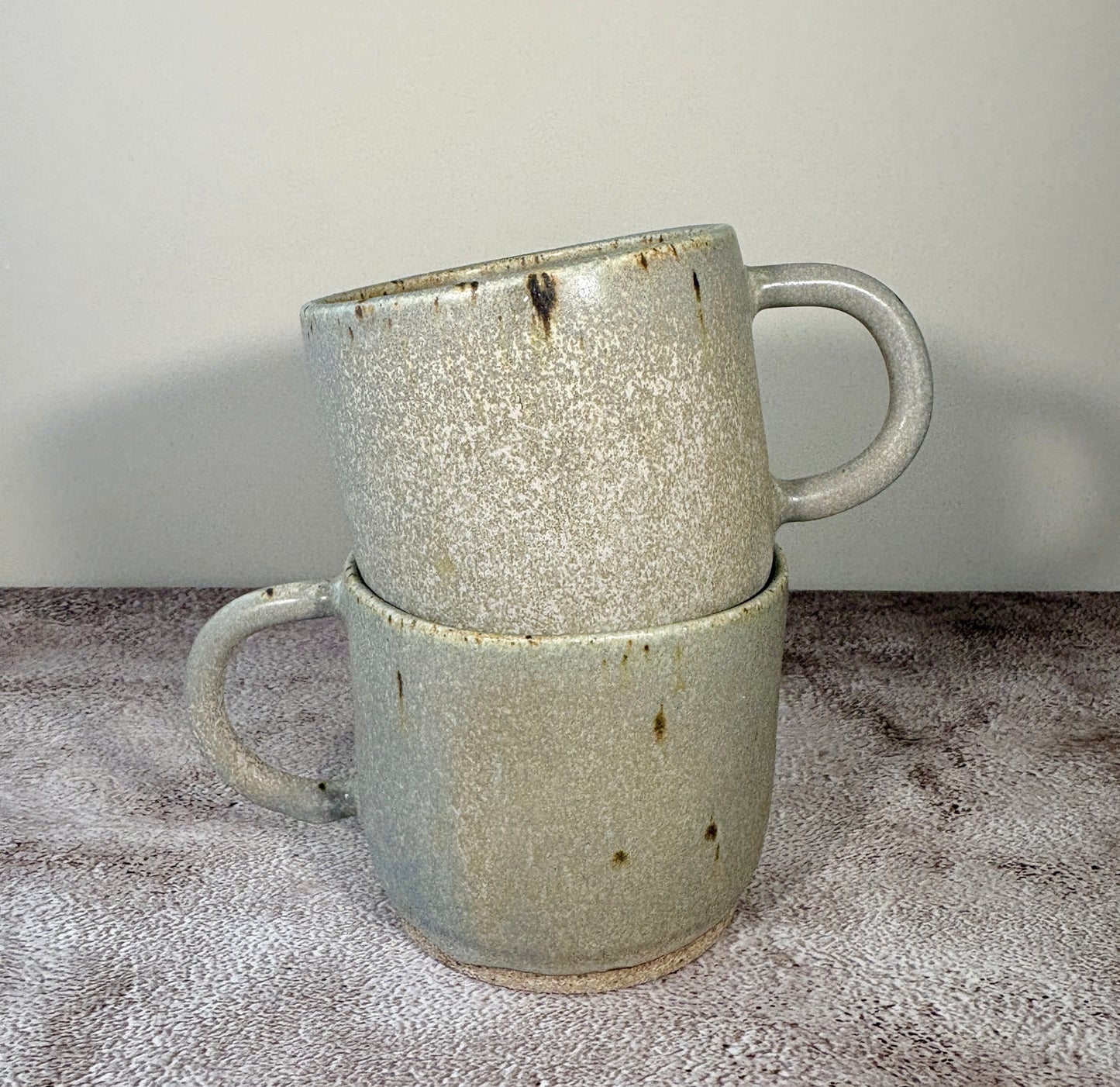 Everyday Ceramic Mug with Skinny Handle (12 oz.) | Robin’s Egg Blue