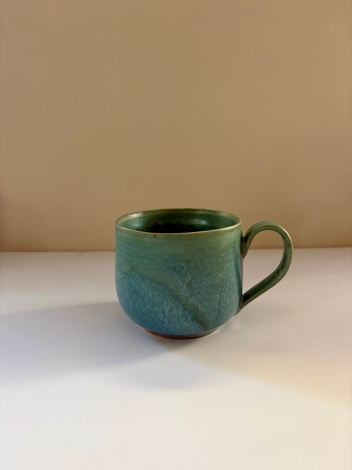 Wide Ceramic Coffee Mug (18 oz.) | Pacific Blue
