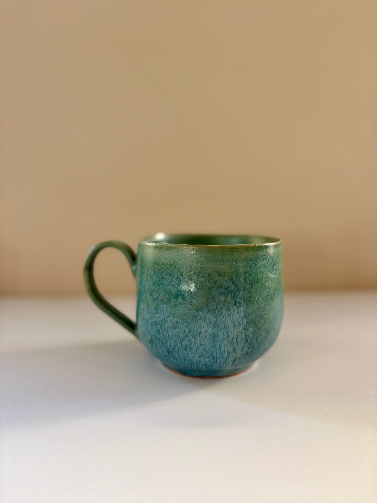 Wide Ceramic Coffee Mug (18 oz.) | Pacific Blue