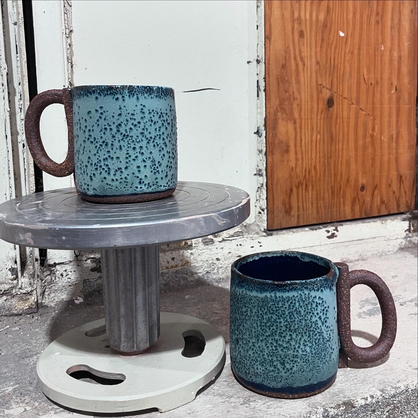 Ceramic Mug with Loopy Handle (12 oz) | Clay by Tay