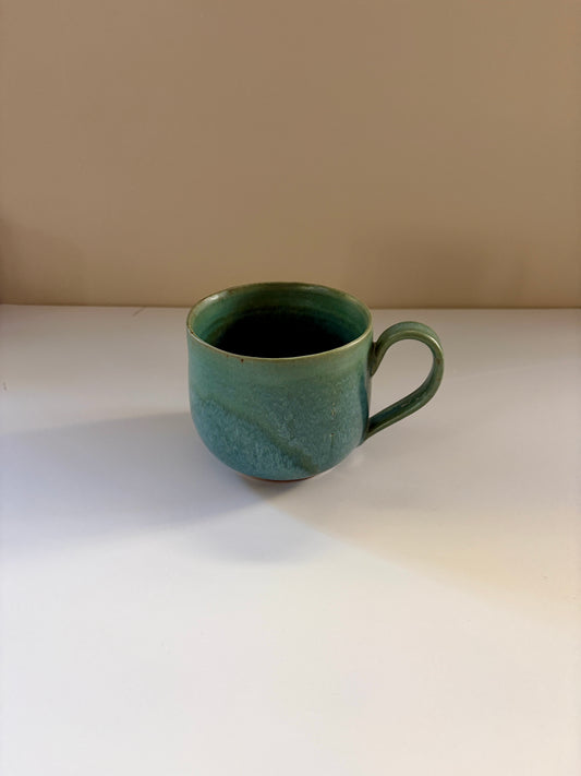 Wide Ceramic Coffee Mug (18 oz.) | Pacific Blue