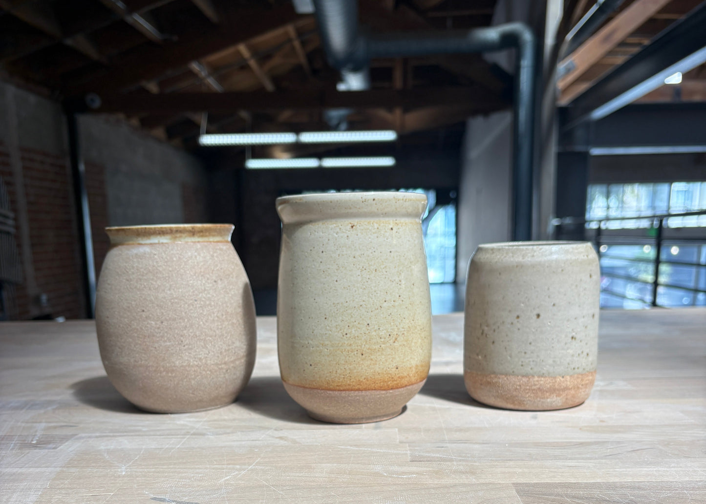 Oval Ceramic Vase | Matte White, Naked Exterior