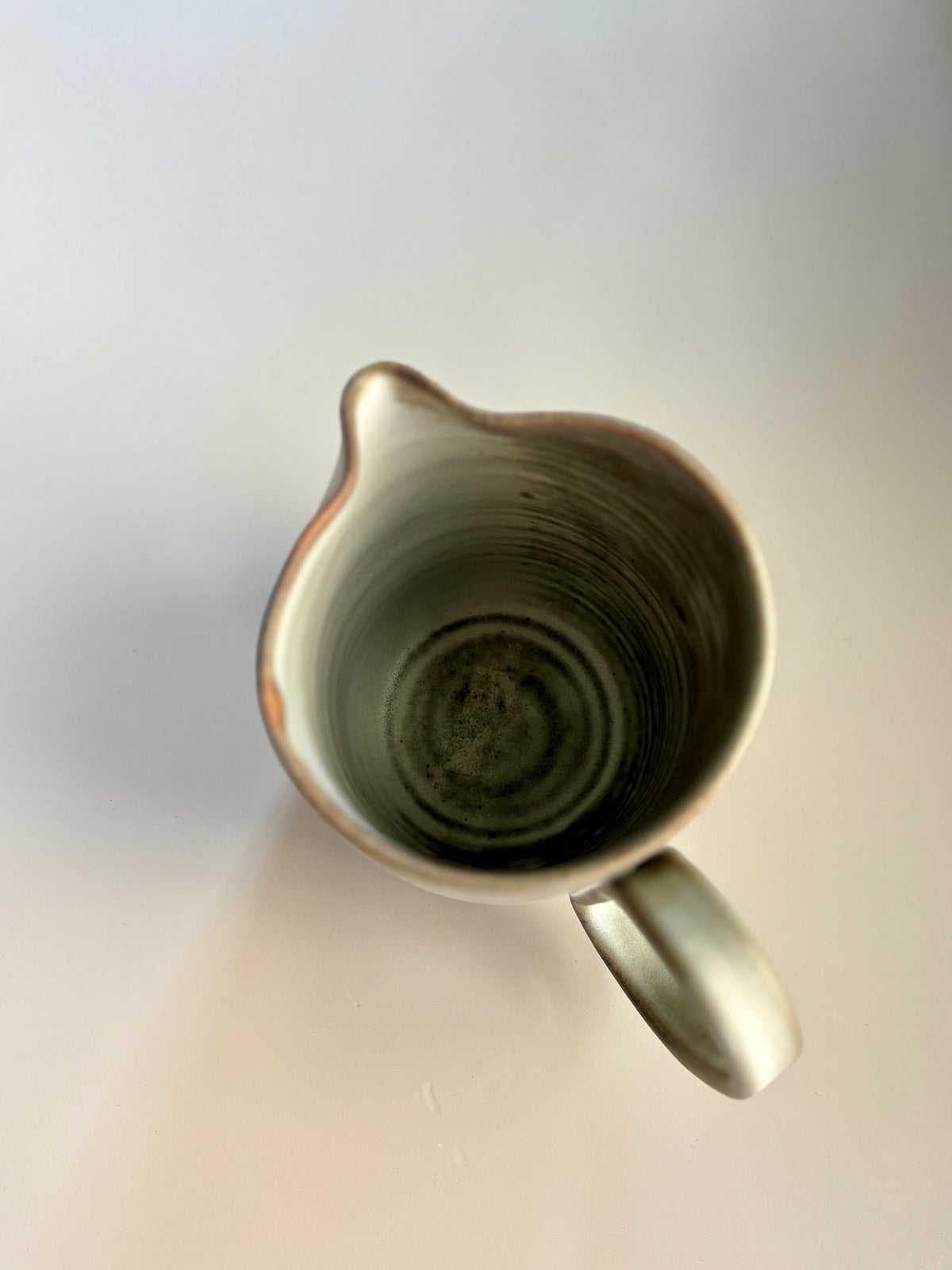 Funky Ceramic Pitcher | Earthy Matte Glaze