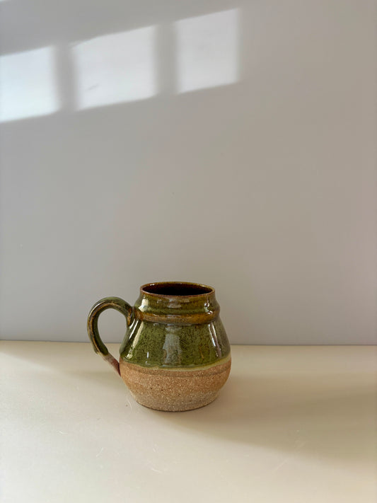 Groovy Ceramic Mug (12 fl oz.) | Speckled Green