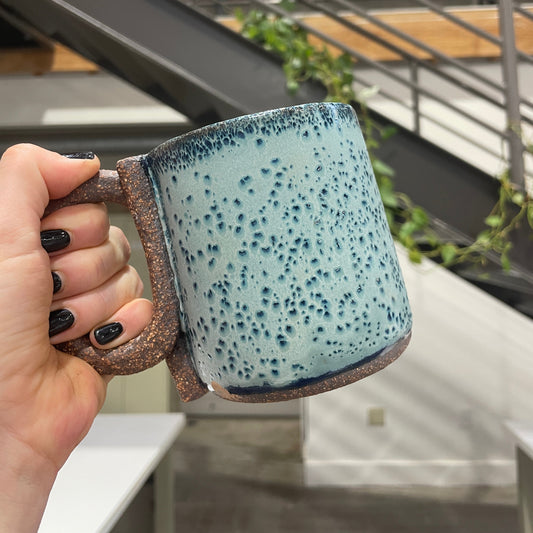 Ceramic Mug with Loopy Handle (12 oz) | Clay by Tay